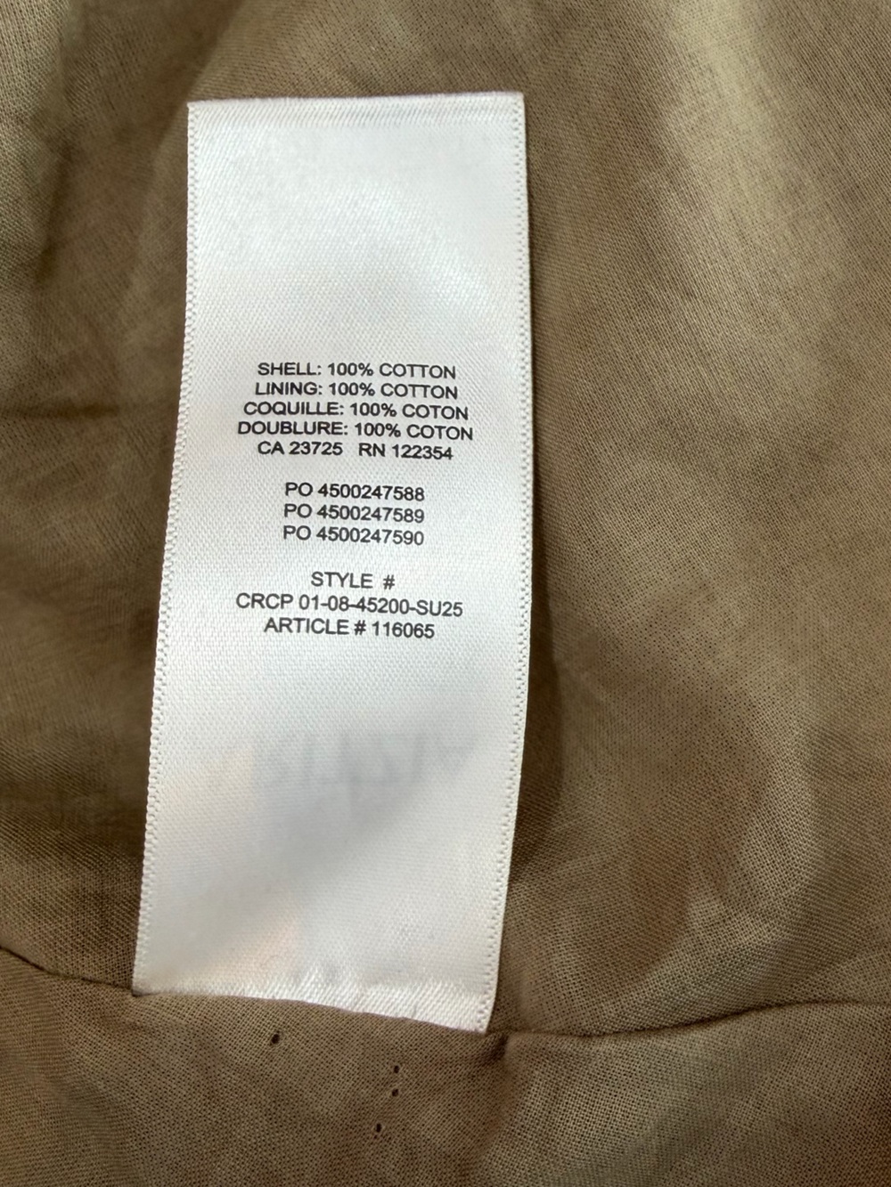 Aritzia Babaton Encourage Poplin Maxi Dress Olive Size L - Picture 8 of 9